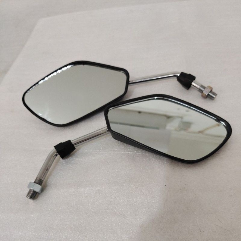 Kaca Spion Mini tangkai Chrome krome Kanan Kiri Suzuki Shogun 110 - kebo - new Shogun 125 - smash - 