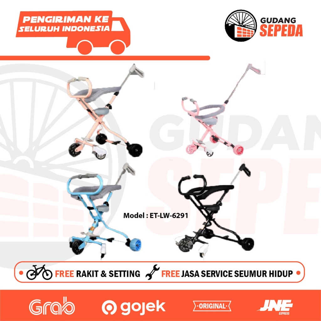 Exotic Magic Stroller LW 002/003/007/101/119/201/629-1 Kereta Dorong Bayi SNI-5