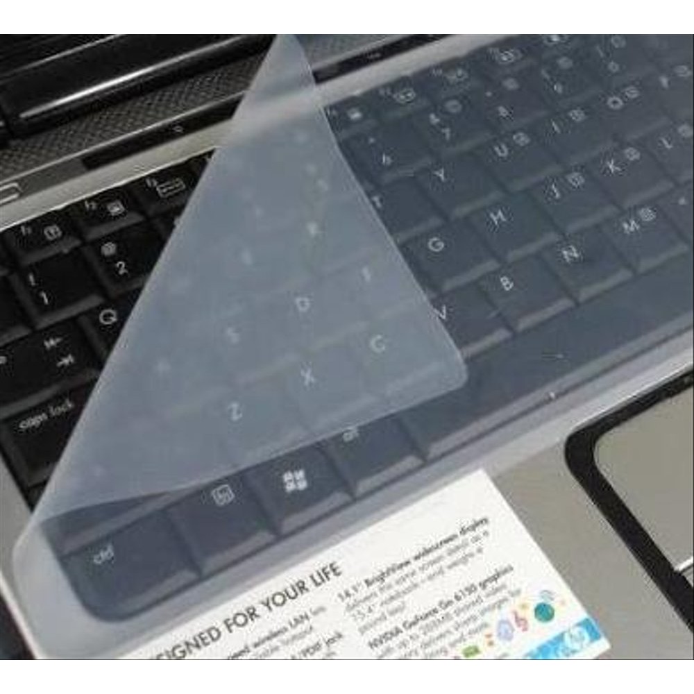 Keyboard Protector laptop/notebook polos 15 inci transparan / alas keyboard laptop polos