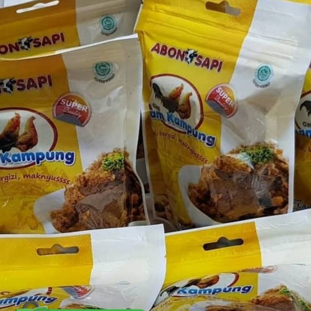 

Abon sapi cap ayam kampung