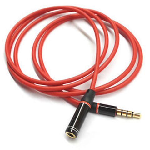 Monster beats 3.5mm 3 Pole Male to Female headphone Extension Cable Male to Male