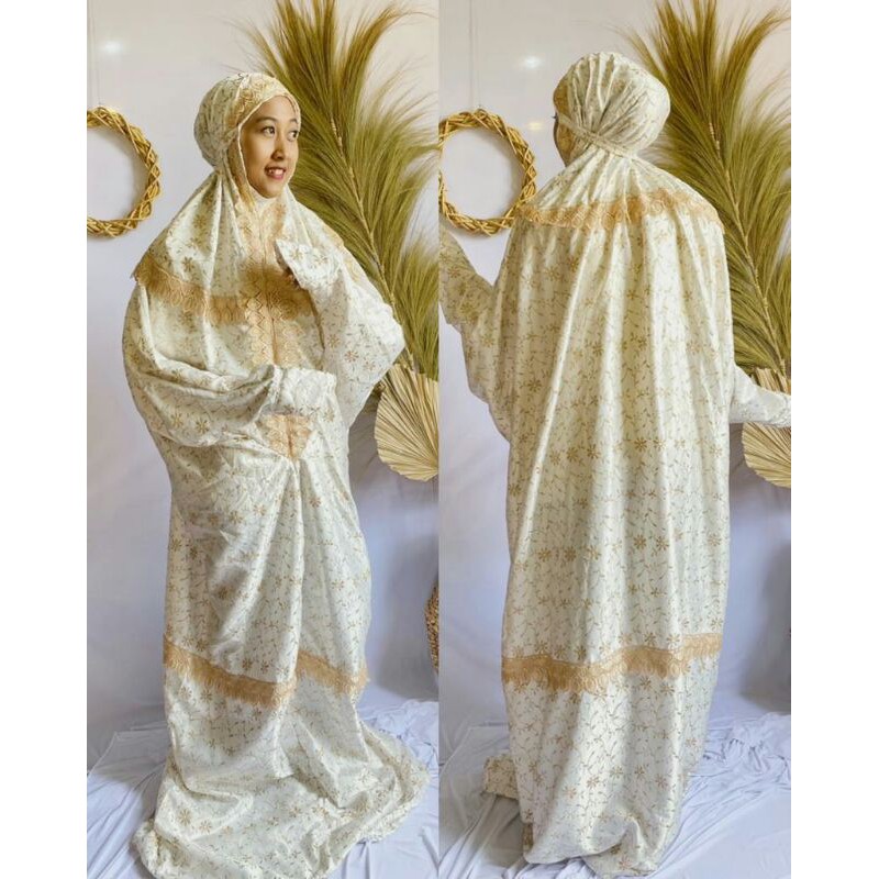 Mukena Prada Sutra Dewasa, Anak, Couple