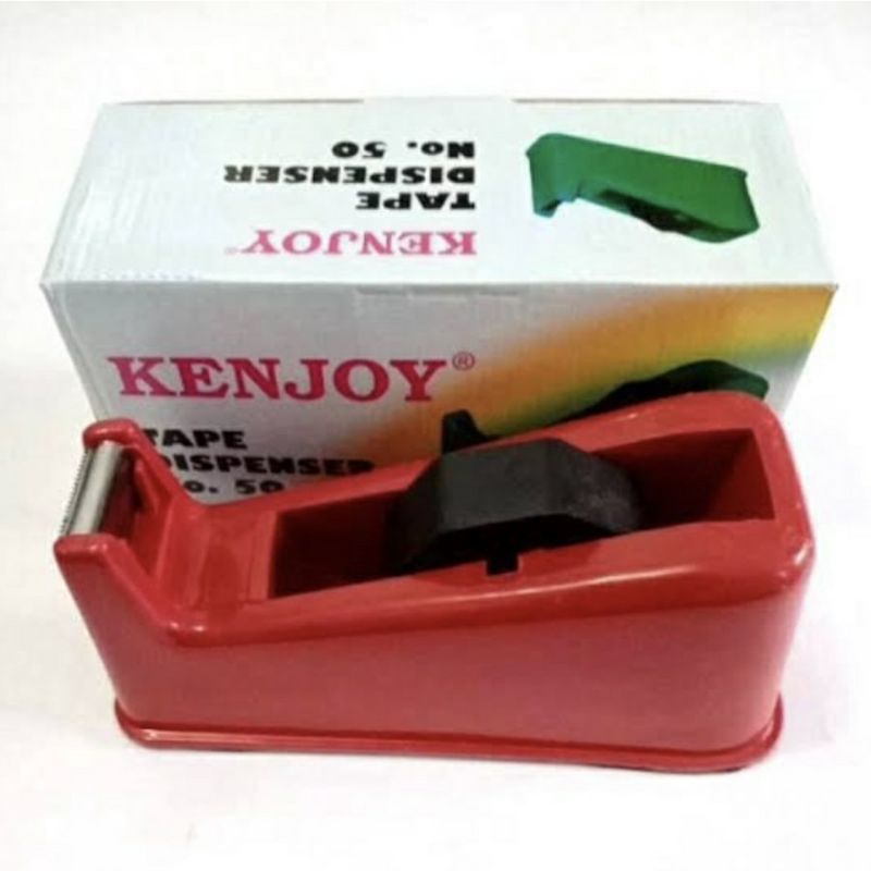 Tape Cutter/ Tape Dispenser/ Tempat Selotip Kenjoy Besar No.50