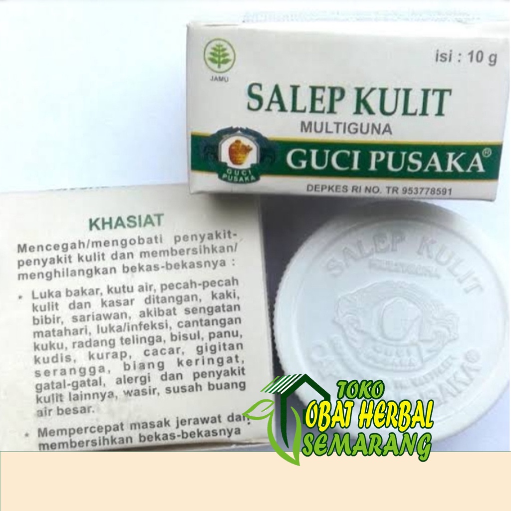 Jual Salep Kulit Cap Guci Pusaka 10 gr Salep Kulit Multiguna Luka Bakar