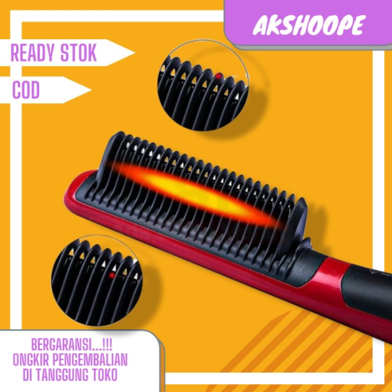 Catok Sisir ASL908 Kualitas Salon NEW Fast Hair Straightener NOVA