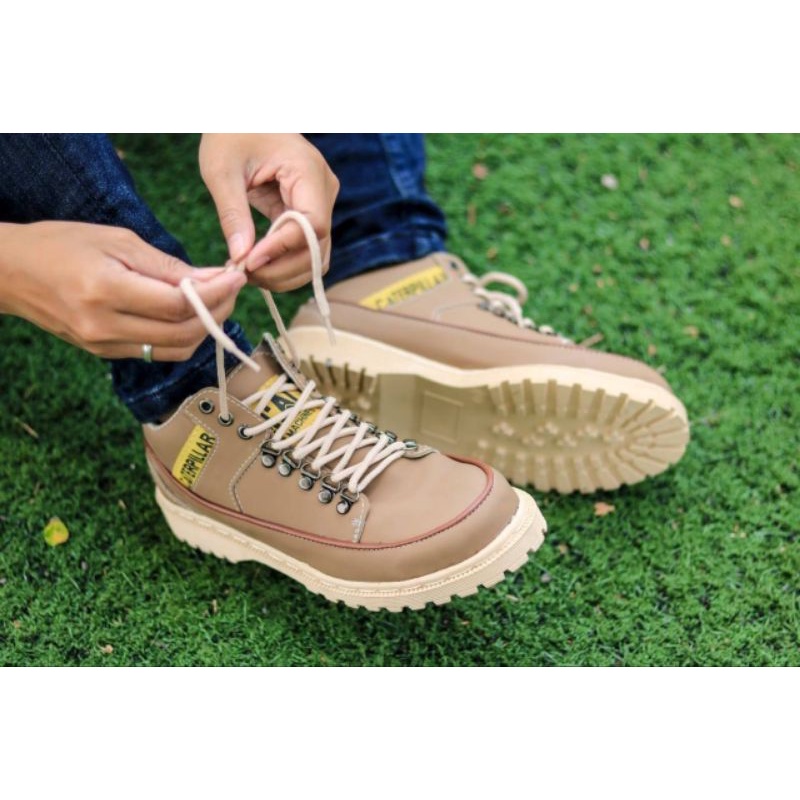 caterpillar safety shoes without laces