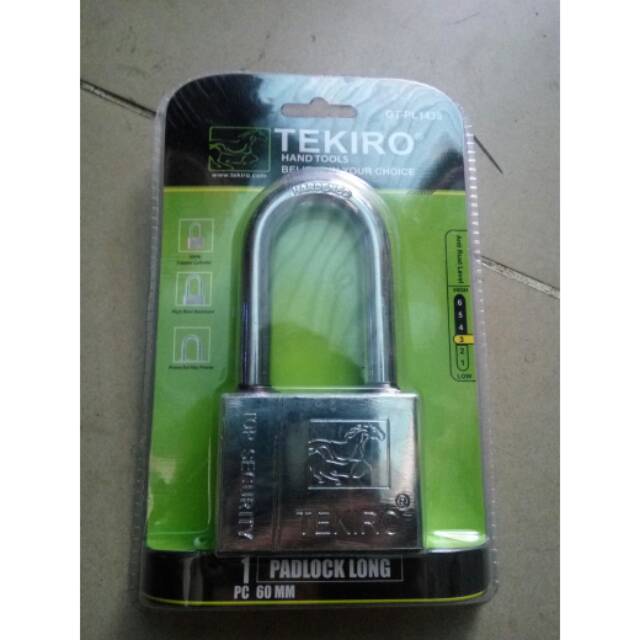 TEKIRO PL1438 gembok 60mm panjang 60 mm