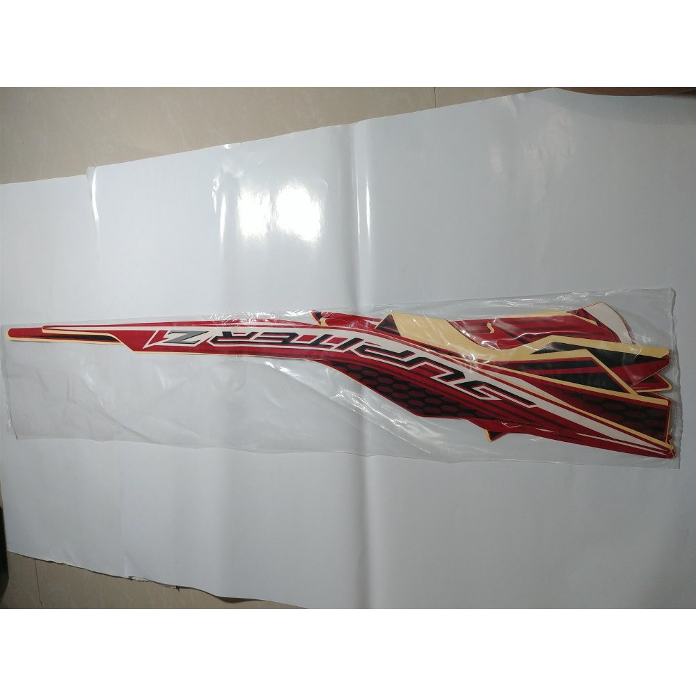 ISTIMEWA Stiker Bodi & Lis Body & Striping Jupiter Z1 2014  Merah