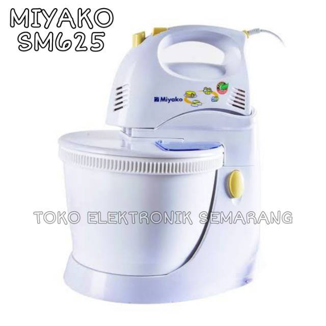 MIYAKO MIXER MURAH MANGKUK MANGKOK PUTAR SM 625 PENCAMPUR