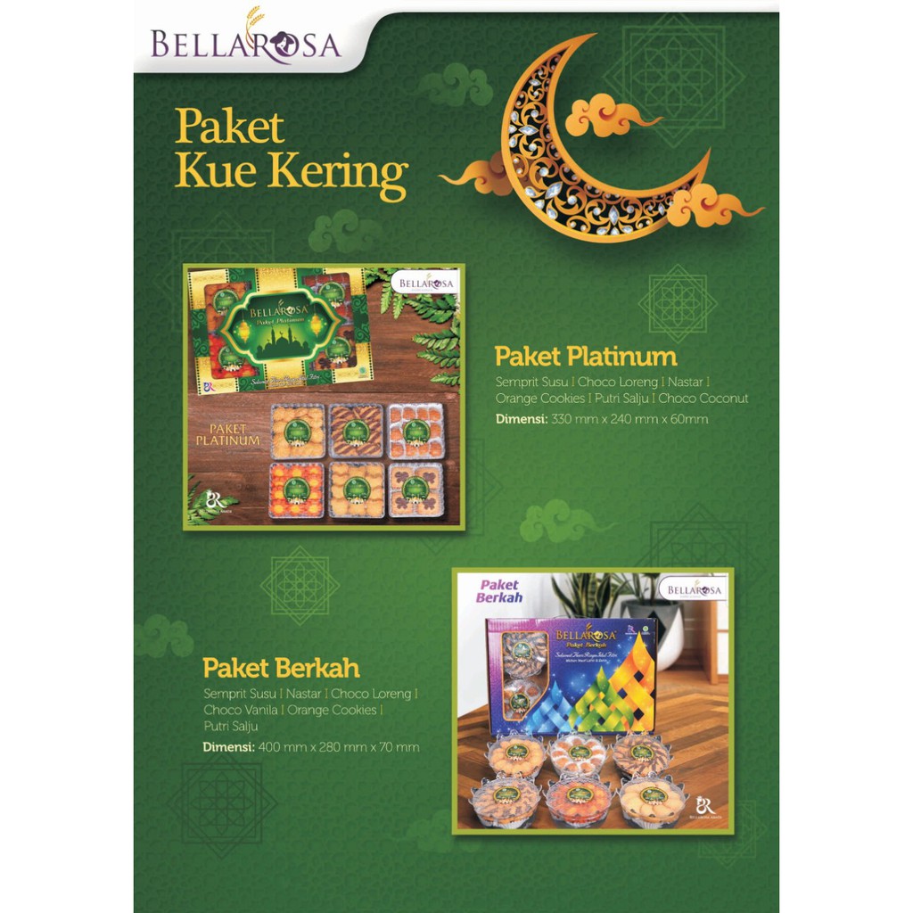 

PAKET KUE BELLAROSA BELLATOS KUE KERING NASTAR KACANG COKELAT