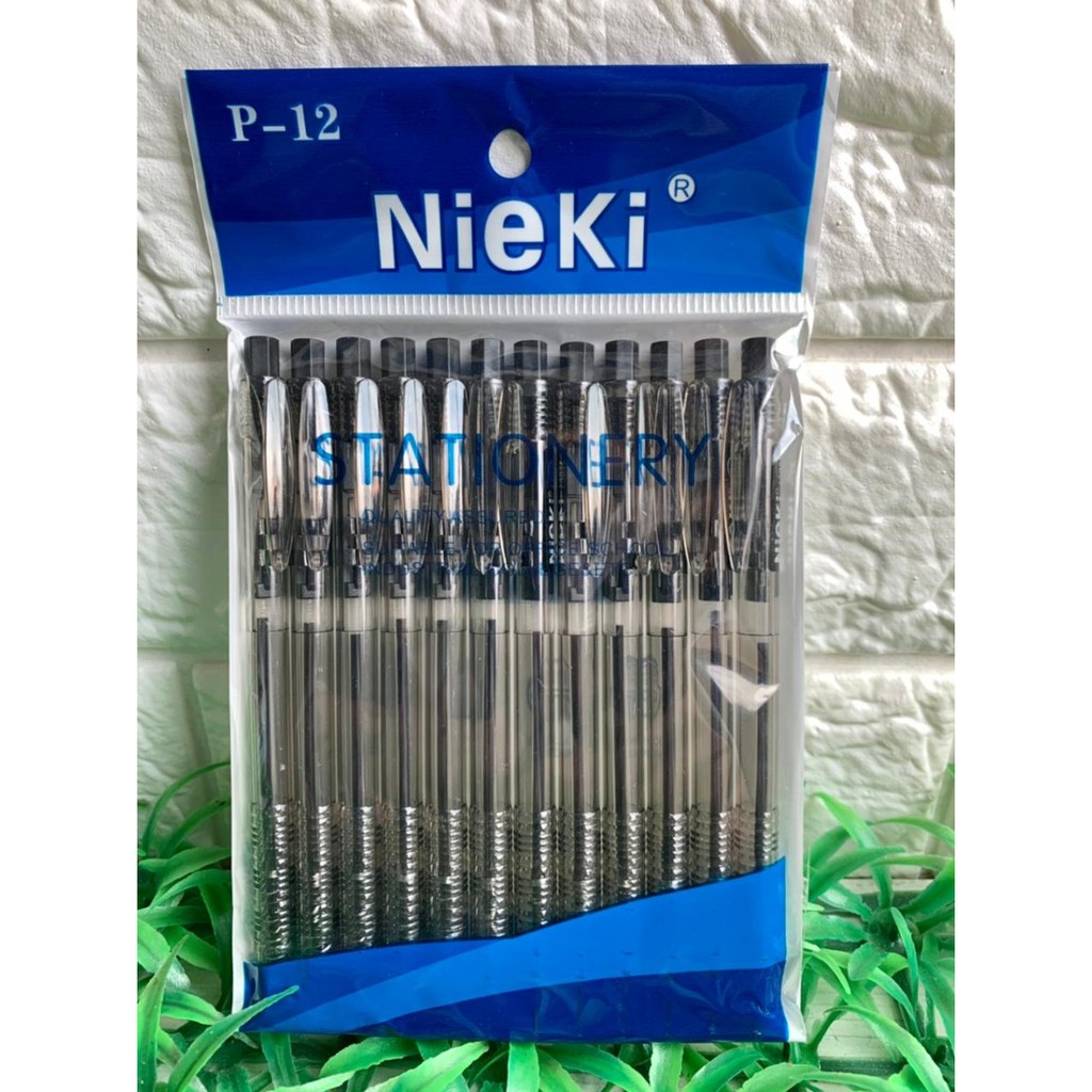 

Pulpen Nieki - ballpen pena Nieki 1 pack Isi 12 pcs