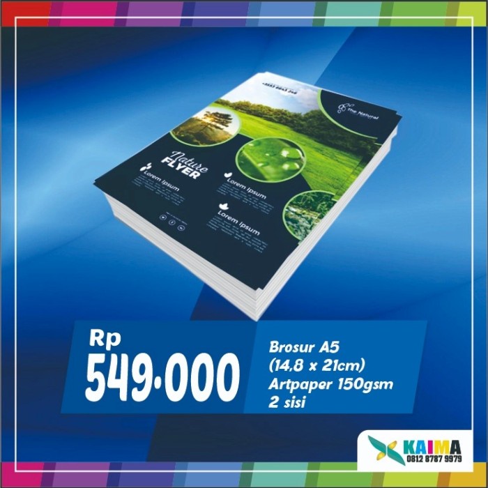 

CETAK BROSUR MURAH A5 FULLCOLOR (2SISI)