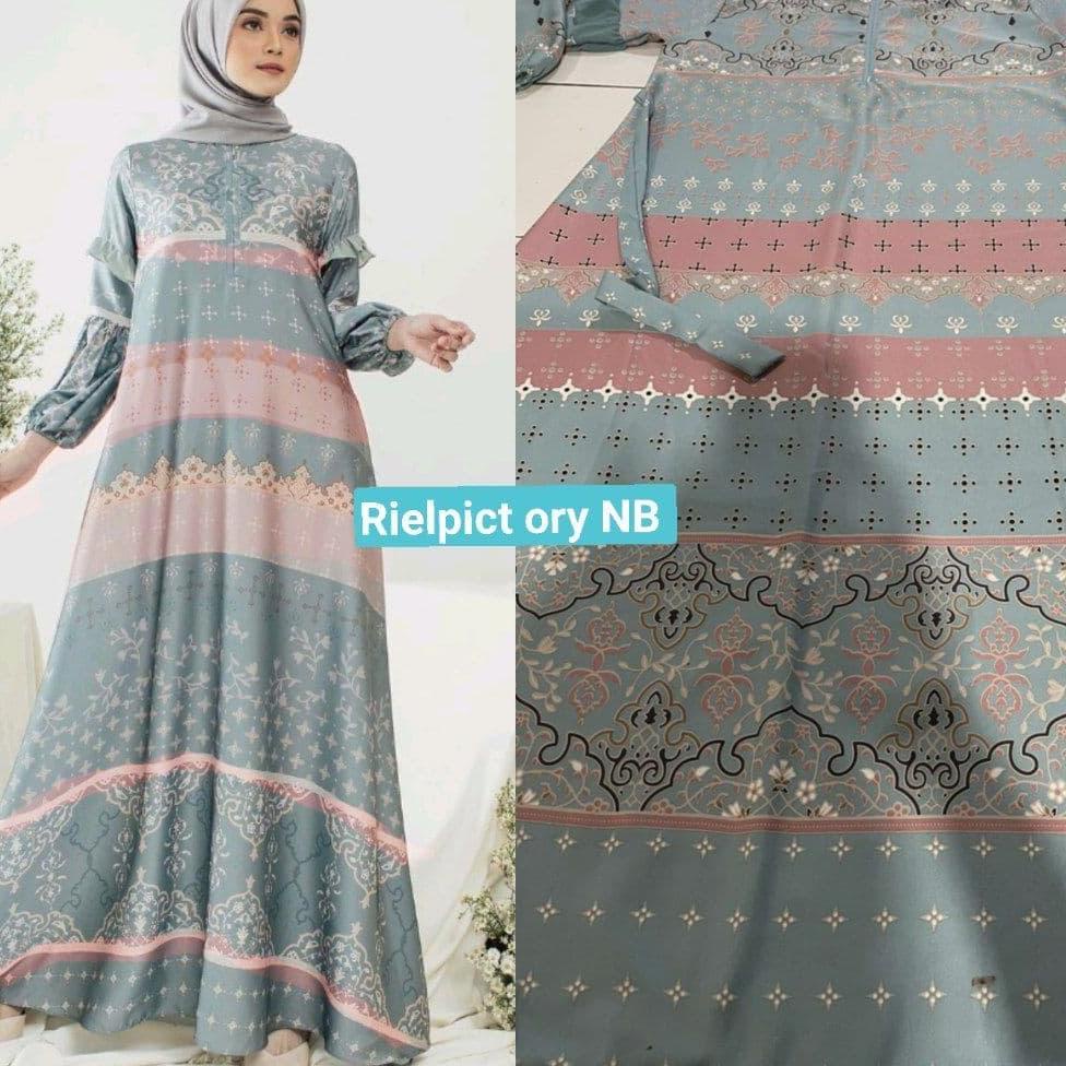 GAMIS MUSLIMAH BAHAN MAXMARA SILK || Baju gamis dewasa Gamis2021 Dress wanita / GAmis 2022 modern le