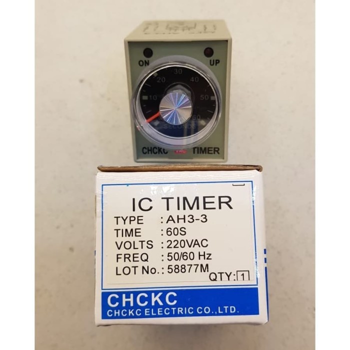 Murah Timer AH3-3 220V 30 Detik/60 Detik 30S/60S