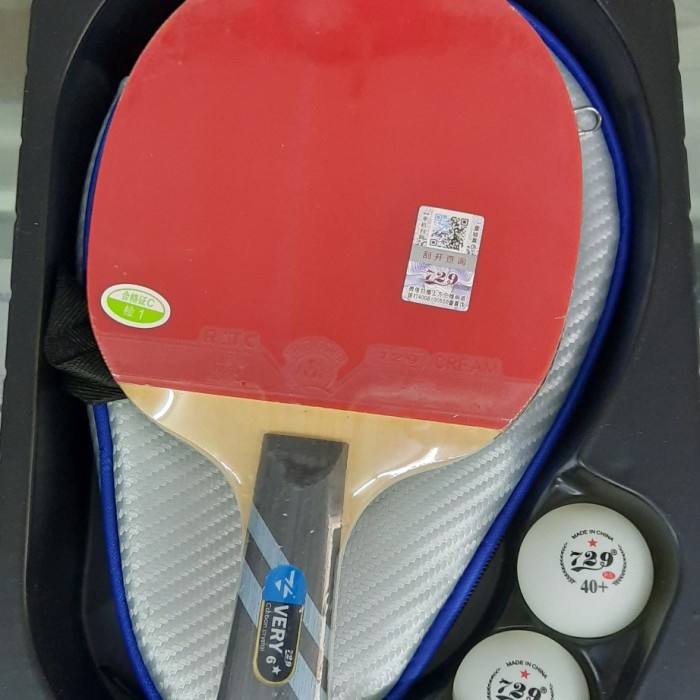 BET PINGPONG 729 - VERY 6 STAR - CARBON CRYSTAL - PENHOLDER(PENDEK)