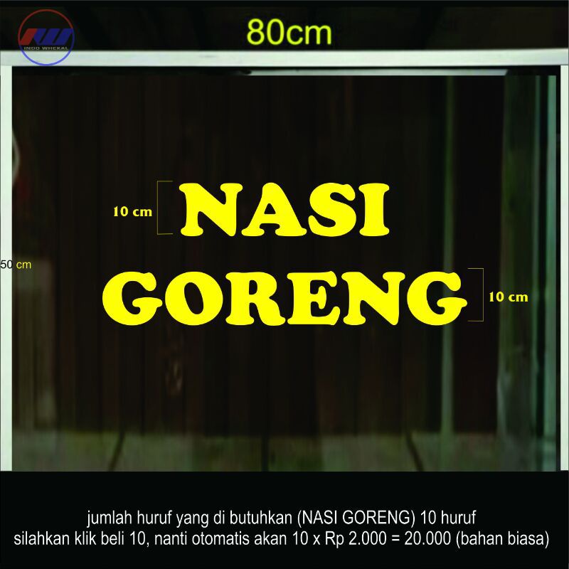 

CUTTING STICKER ETALASE KACA/HURUF ABJAD