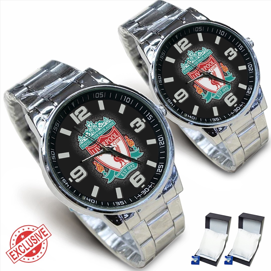 Jam Tangan Rantai Couple LIVERPOOL - 2 (Keren)