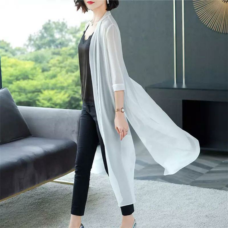 STELLA OUTER / OUTER CHIFFON KOREA / CARDIGAN KOREA / OUTER PANJANG / CARDIGAN CHIFFON