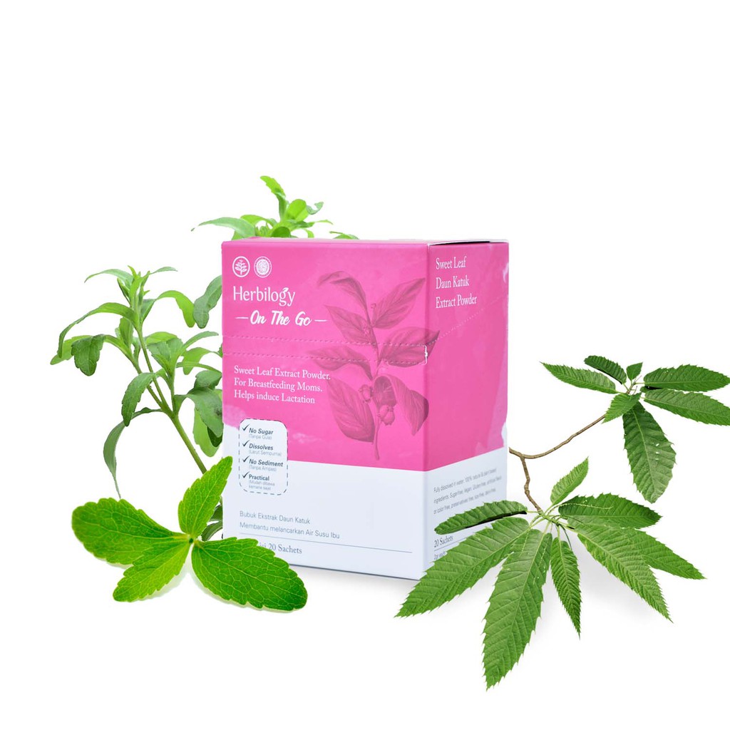 Herbilogy On The Go – Sweet Leaf Extract Powder Isi 20 Sachets