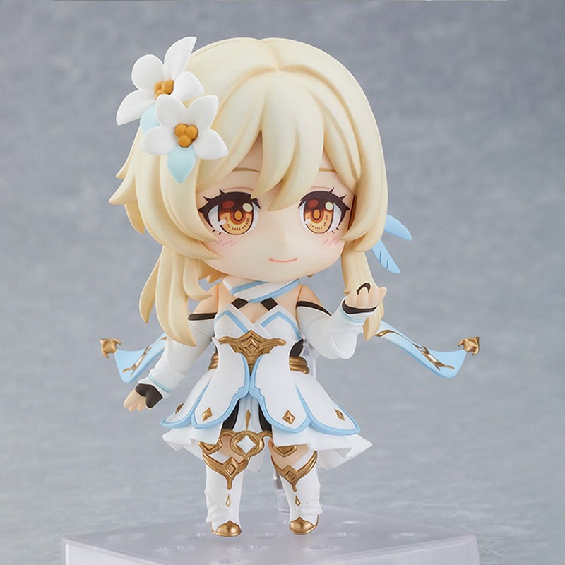 Genshin Impact Traveler Lumine #1718 Action Figures #1717 Action Figure Aether Untuk Koleksi