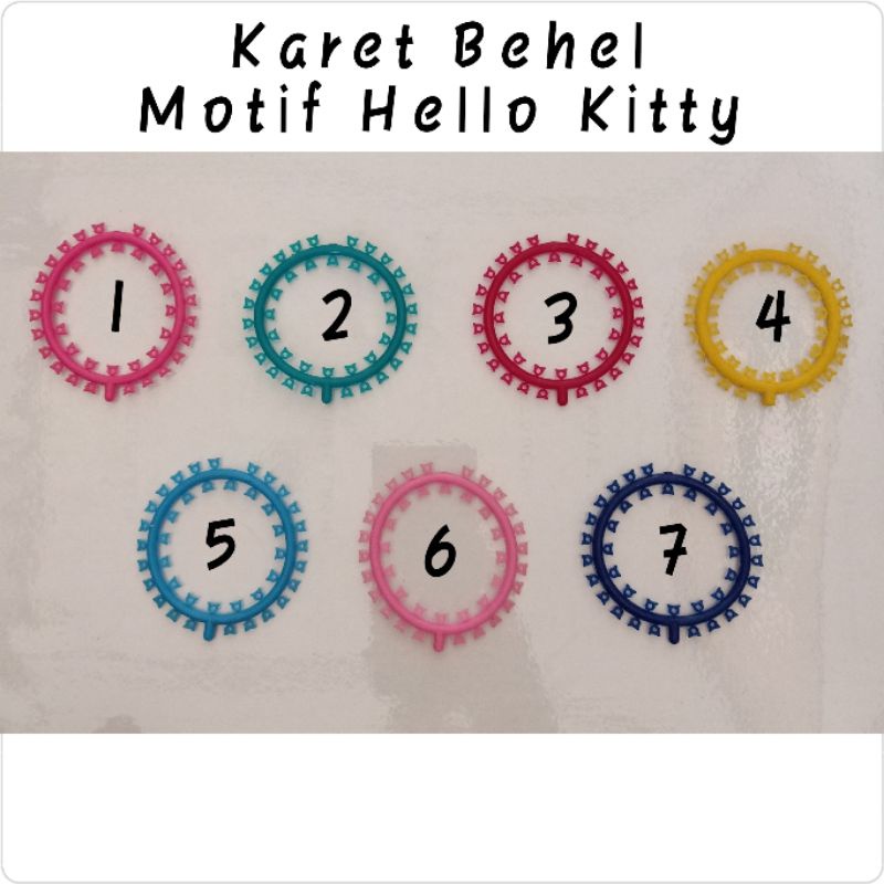 [Beli 10 Gratis 1] Karet Behel Fashion Hello Kitty