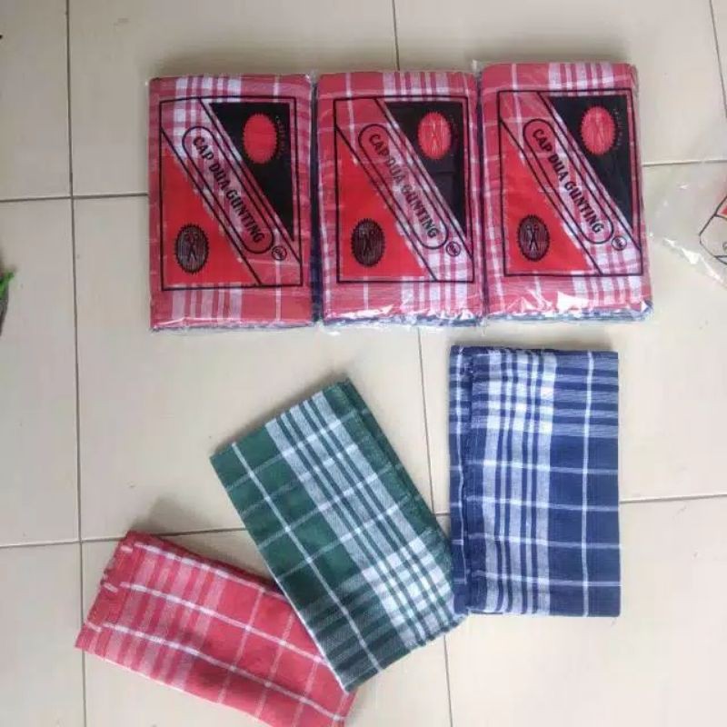 LAP SERBET CAP 2 GUNTING 52X52CM LAP JIMPO LAP TANGAN LAP DAPUR  LAP KOTAK KOTAK