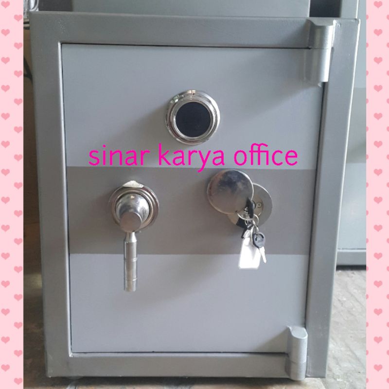 Brankas A1 kunci lokal Brangkas tahan api murah tinggi 60 cm sertifikat bisa masuk lemari besi baja