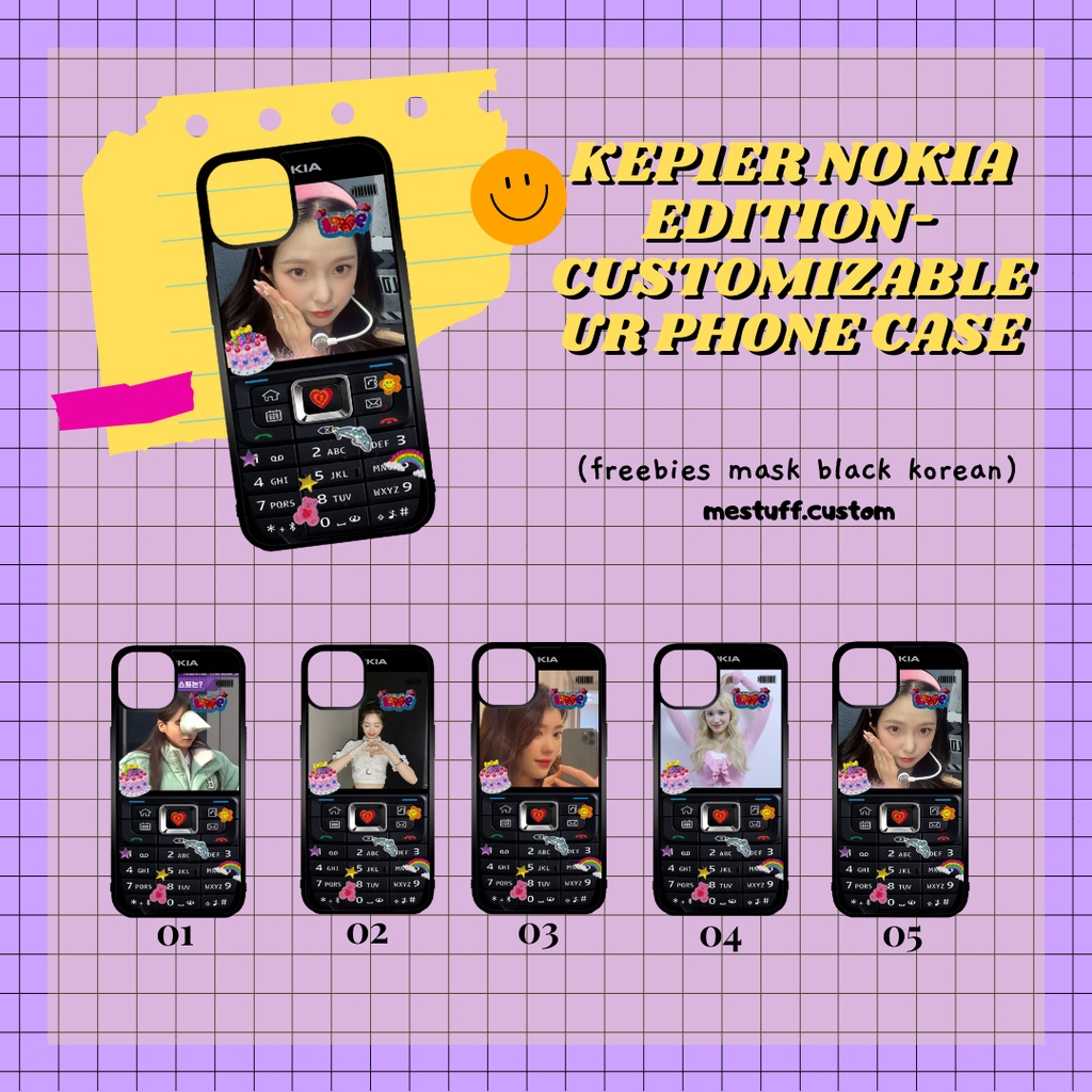 [New] Nokia Phone Cases Ver Kep1er Wildflower Look A Like For All Type Hp Android & iPhone