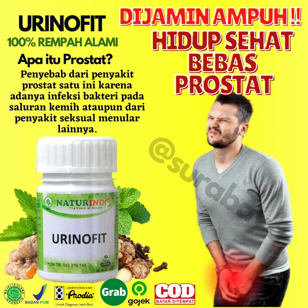Obat Herbal Sulit Kencing Sakit Prostat Infeksi Saluran Kencing Anyang Anyangen Atasi Batu Ginjal Saluran Kemih Obat Kencing Batu kencing sakit Obat Gagal Ginjal Bocor Bengak Kencing Berbuih Berbusa Batu Spesialis Ginjal URINOFIT NATURINDO SURABAYA-1