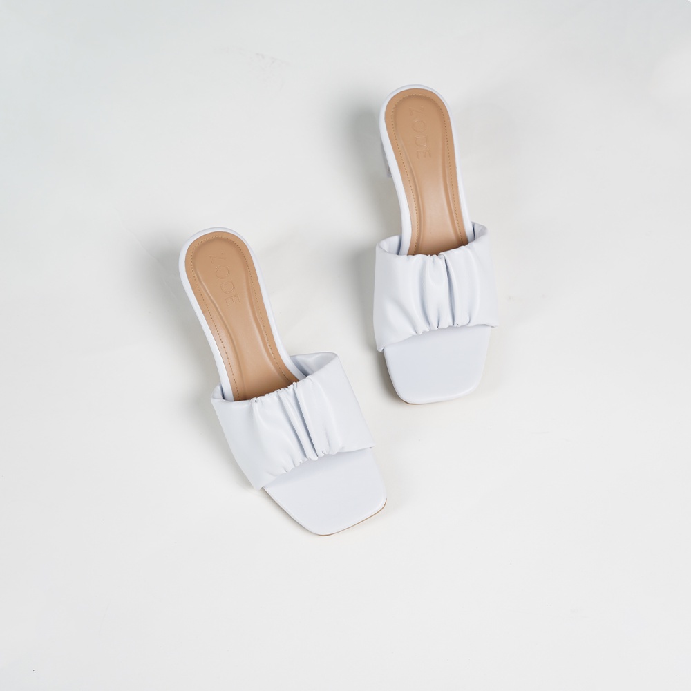 ZODE Jessie Heels 5cm-White Hak Tahu