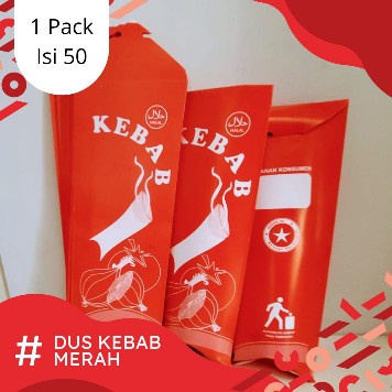 

Bungkus Kebab Besar Merah 1pak isi 50 pcs Ya