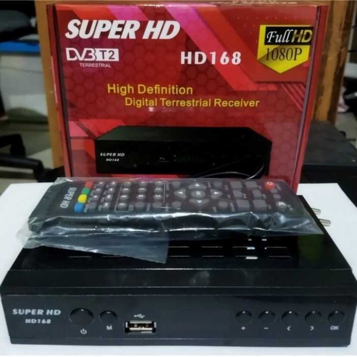 SET TOP BOX DVB T2 SUPER HD 168