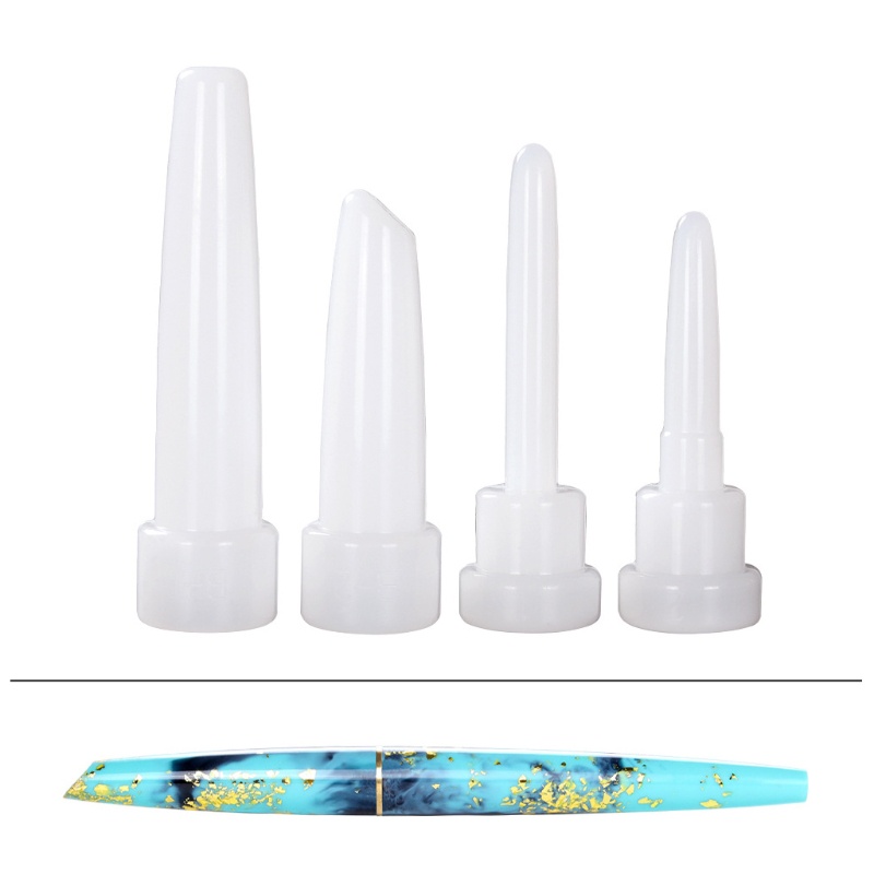 SIY  Silicone Pen Molds Resin Mold Pen Style Pen Casting Mold Epoxy Casting Mold for DIY Pen Candle Crafts Making Projects