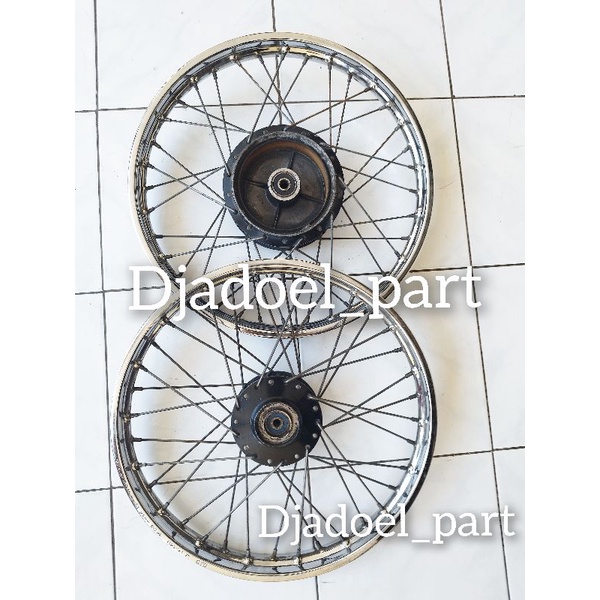 Velg Pelg Jati jari Set Tromol Depan Belakang Jupiter Z New Vega R New Tromol besar Original
