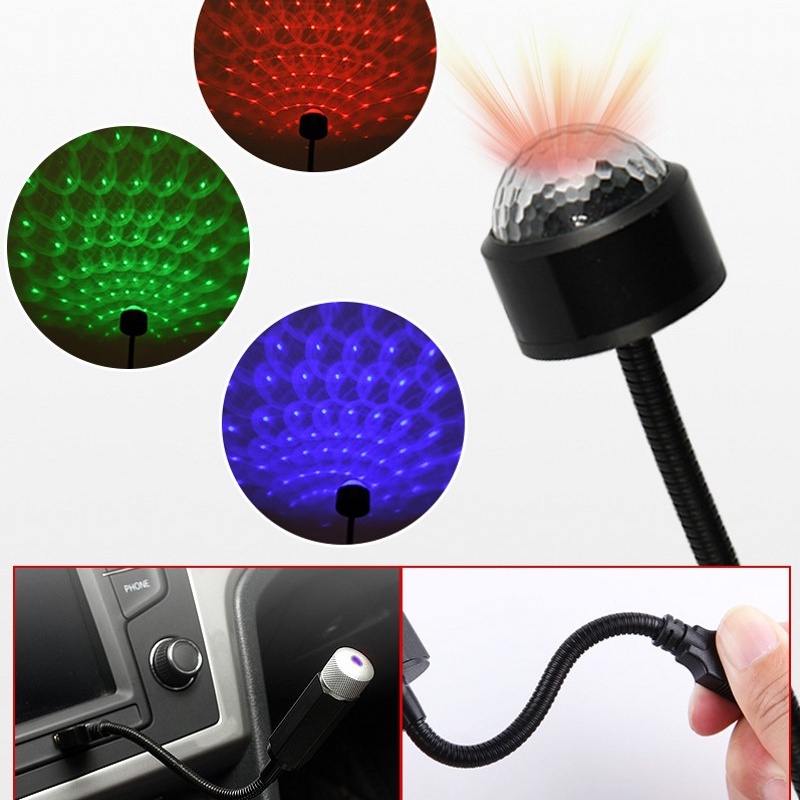 Lampu Disko Led Rgb Usb Warna-Warni Untuk Dekorasi Pesta / Bar / Club