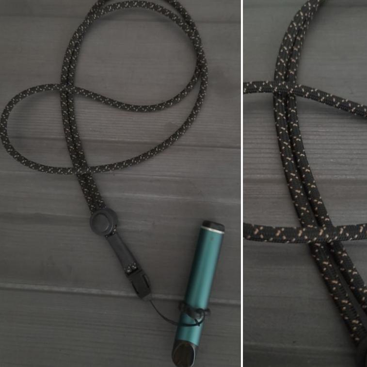 

Promo //o51➨ Lanyard Gantungan Tali Simple kalung Tali Prusik Free Name Tag