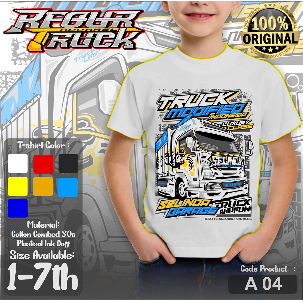 KAOS ANAK TRUK OLENG SELINDA GARAGE TERBARU KAOS RFOUR TRUCK ORIGINAL KAOS TRUCK OLENG ANAK BAJU KAOS TRUK OLENG ANAK ANAK 2-7 TAHUN KAOS TRUCK MANIA KAOS ANAK LAKI LAKI KAOS ANAK USIA 4-5 TAHUN KAOS TRUK KAOS TRUCK KAOS TRUK OLENG ANAK KAOS TRUK SELINDA