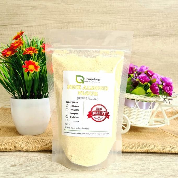 

TERBARU Tepung Almond / Almond Bubuk / Almond Flour (250 gram) by Granology