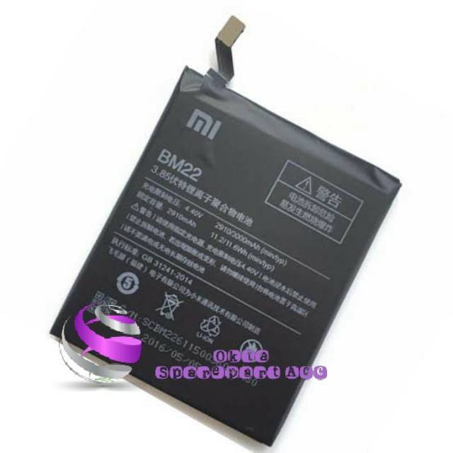 Jual Baterai BM 22 BM22 Xiaomi Mi 5 Mi5 Original 100% | Shopee Indonesia