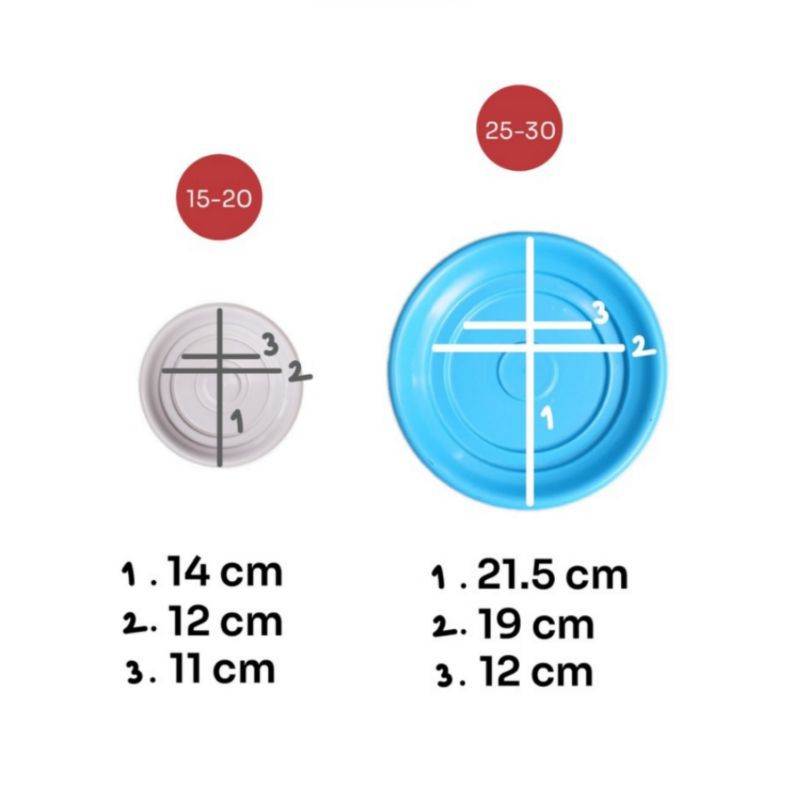 TATAKAN ALAS POT UNTUK POT TAWON 25CM dan 30CM