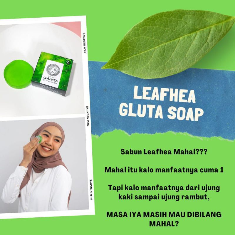 sabun leafhea ECER/sabun leafhea glutha siap original aman bpim perawatan wajah