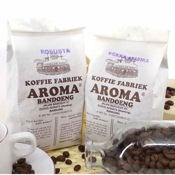 

(BISA COD) KOPI AROMA BANDUNG 250gr FRESH / ROBUSTA, MOKKA ARABIKA, MIX, TORAJA - ROBUSTA, Giling Kasar