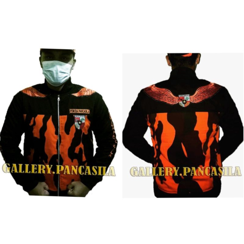 JAKET BOMBER SAYAP/WINGS BORDIR PEMUDA PANCASILA