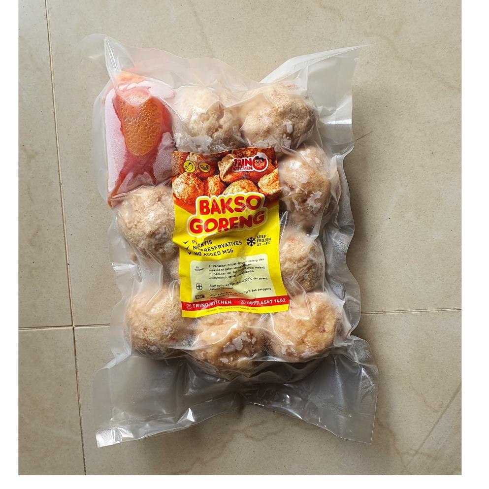 

[KODE PRODUK 8HAZD6950] 100% HALAL Bakso Goreng Ayam Udang Frozen - Trino Kitchen (Termasuk Saus Sambal)