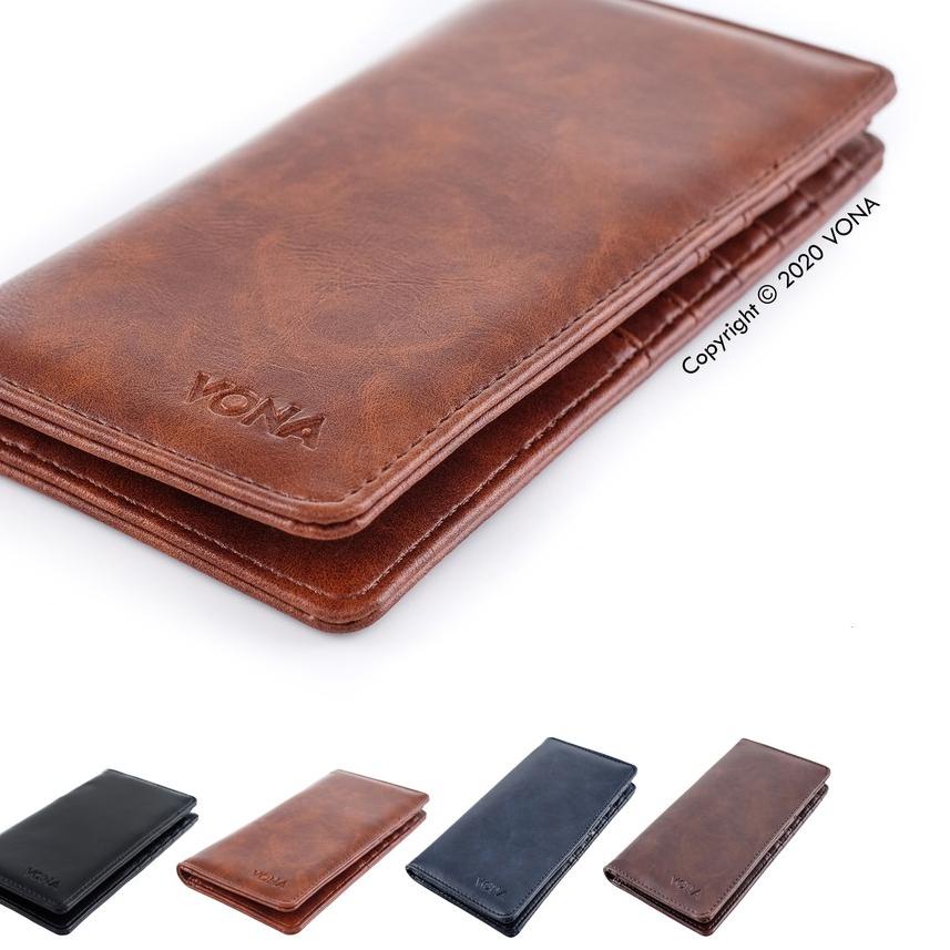 ● VONA Dompet Pria Panjang Kulit Pu - Hunter ❊