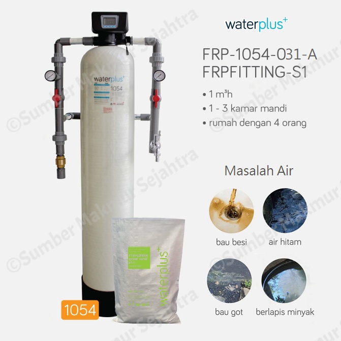 Filter Air Waterplus FRP 1054 GreenSand Plus