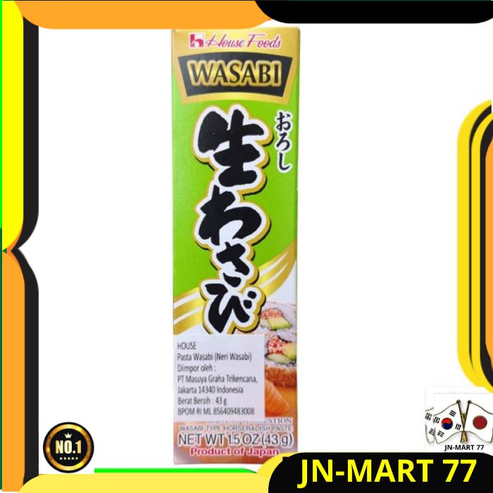 

JAPANESE FOOD/BUMBU JEPANG WASABI HOUSE TUBE - PASTA WASABI IMPORT