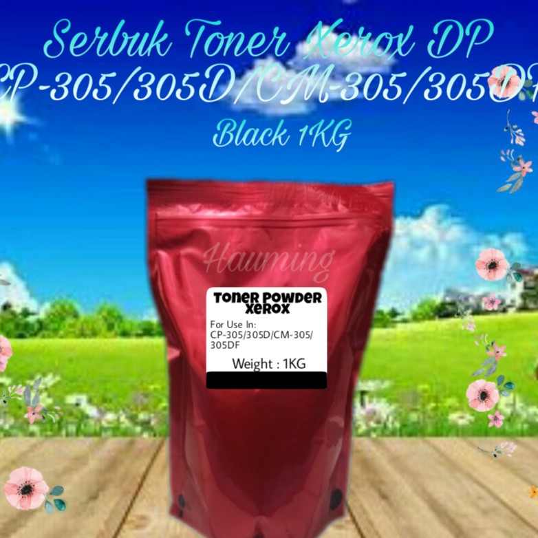 Serbuk Toner Xerox CP305 CM305 CM305D CP305D CM305DF CP-305 305D 305DF CM-305 305D Black 1kg