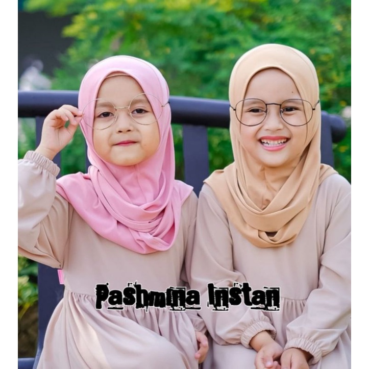 Hijab anak perempuan pashmina instan malay turkey / pashmina instan anak spandex jersey premium camila