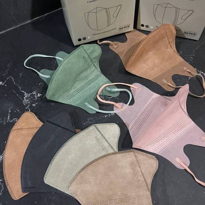 Masker Duckbill Mix Warna isi 50 Masker / Duckbill Careion / Duckbill Y&B / Duckbill Alkindo